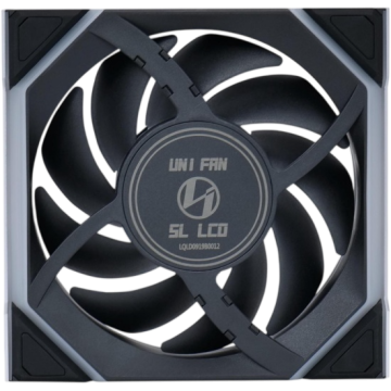 Вентилятор для корпуса Lian Li UNI FAN SL WIRELESS LCD 120 Reverse Blade ARGB Black (G99.12RSLLCD1W1B.R0)