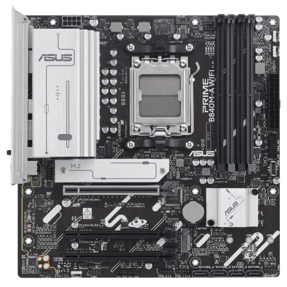 Материнская плата ASUS PRIME B840M-A WIFI (90MB1J20-M0EAY0)