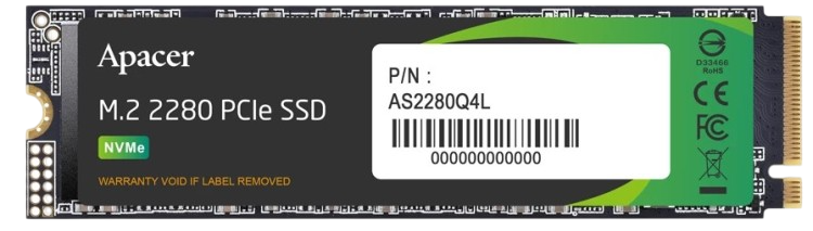 Твердотельный накопитель Apacer 512 Gb (AP512GAS2280Q4L-1)