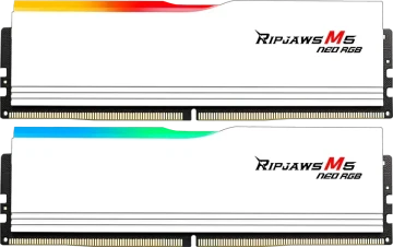Оперативная память 32 Gb 6000 MHz G.Skill RIPJAWS M5 NEO RGB White (F5-6000J3038F16GX2-RM5NRW)