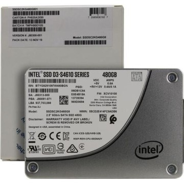Твердотельный накопитель Intel 480 Gb DC D3-S4610 SSDSC2KG480G801