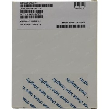 Твердотельный накопитель Intel 480 Gb DC D3-S4610 SSDSC2KG480G801