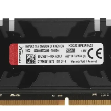 Оперативная память 32 Gb 3200 MHz Kingston HYPERX PREDATOR RGB (HX432C16PB3AK4/32)