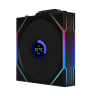 Комплект вентиляторов для корпуса Lian Li UNI FAN TL WIRELESS LCD 120 12TLLCD1W3B ARGB Black (G99.12TLLCD1W3B.R0)