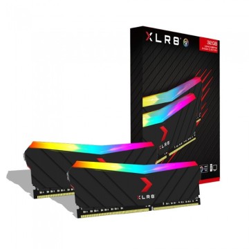 Оперативная память 16 Gb 3200 MHz PNY XLR8 EPIC-X RGB (MD16GK2D4320016XRGB)