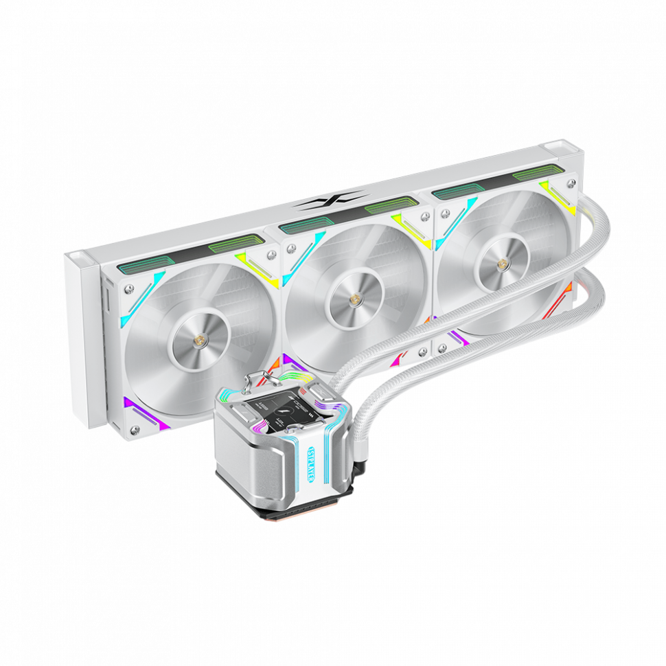 Система жидкостного охлаждения для процессора 1STPLAYER X-360 ARGB White (X-360-WH)