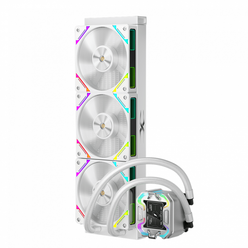 Система жидкостного охлаждения для процессора 1STPLAYER X-360 ARGB White (X-360-WH)