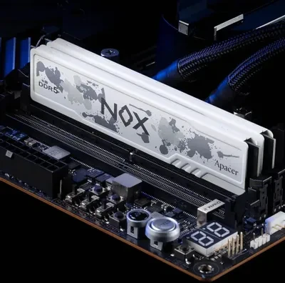 Оперативная память 16 Gb 6800 MHz Apacer NOX RGB White (AH5U16G62C532MWAA-1)