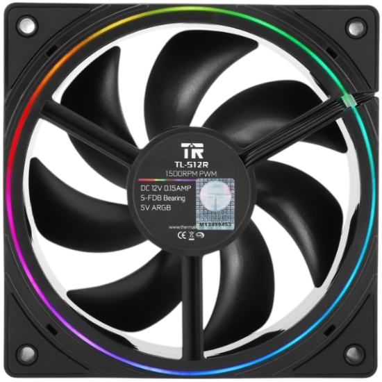 Вентилятор для корпуса Thermalright TL-S12R Reverse ARGB Black (TRTLS12R)