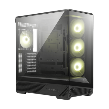 Компьютерный корпус MSI MAG PANO 130R PZ ARGB TG Reverse Blade Fan Black (306-7G32R21-HH9)