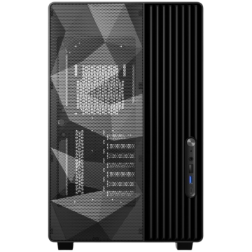 Компьютерный корпус Powercase TX5 TG Black (CTX5AB-F0)