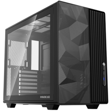 Компьютерный корпус Powercase TX5 TG Black (CTX5AB-F0)