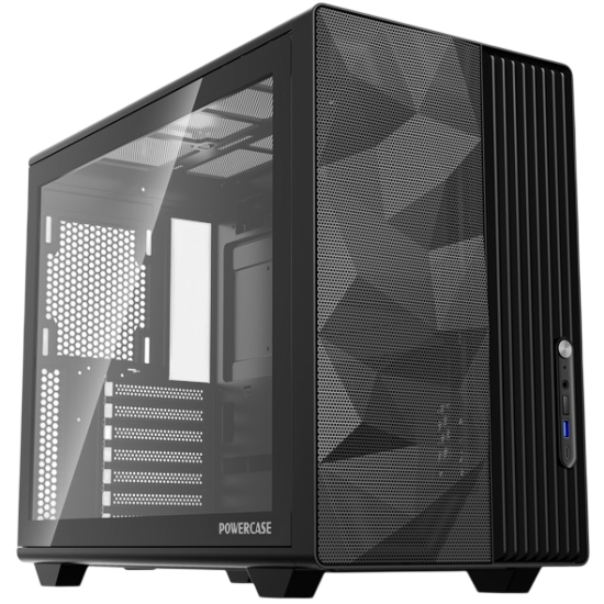 Компьютерный корпус Powercase TX5 TG Black (CTX5AB-F0)