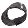 Комплект кабелей-удлинителей для БП 1STPLAYER GUN-001  premium nylon 350mm GUNMETAL Gray