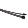 Комплект кабелей-удлинителей для БП 1STPLAYER GUN-001  premium nylon 350mm GUNMETAL Gray