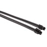 Комплект кабелей-удлинителей для БП 1STPLAYER GUN-001  premium nylon 350mm GUNMETAL Gray
