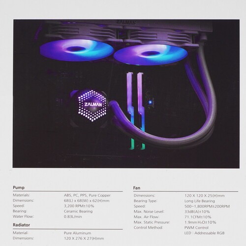 Система жидкостного охлаждения для процессора Zalman ALPHA 24 White