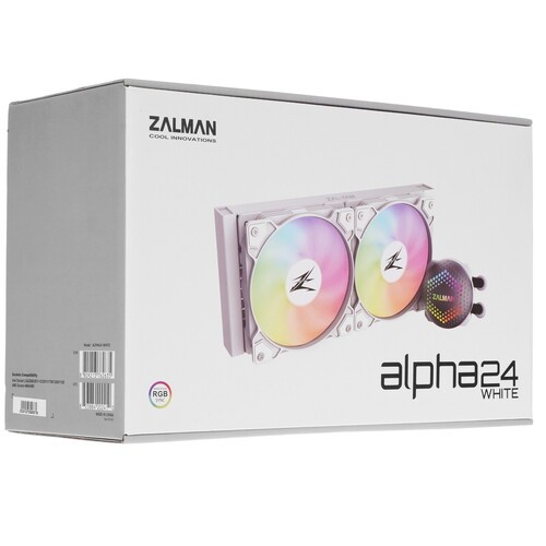 Система жидкостного охлаждения для процессора Zalman ALPHA 24 White