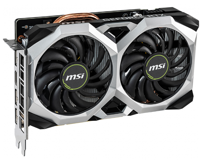 Видеокарта MSI (RTX 2060 VENTUS XS 6G OC) GeForce RTX 2060 1710MHz PCI-E 3.0 6144MB 14000 MHz 192 bit DVI HDMI HDCP VENTUS XS 6G OC