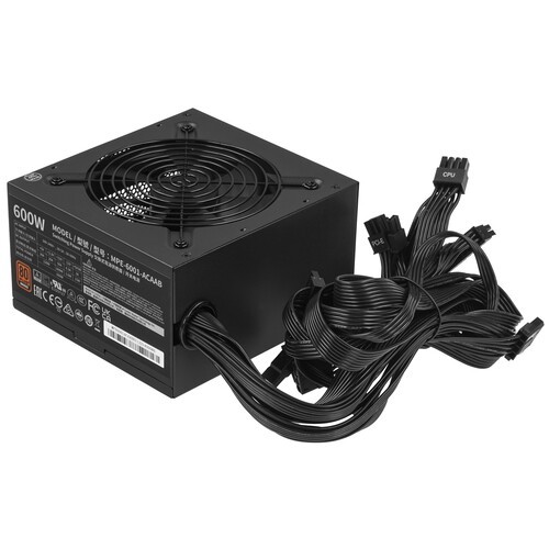 Блок питания Cooler Master 600W MWE Bronze V2 600 MPE-6001-ACAAB-EU