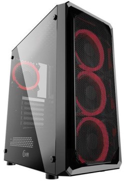 Компьютерный корпус Powercase MISTRAL Z4 MESH RGB (CMIZB-R4)