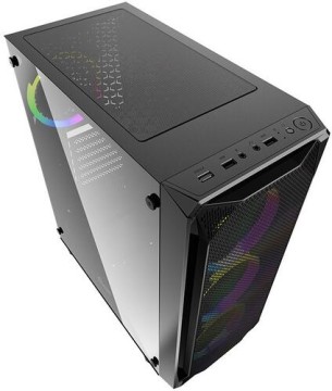 Компьютерный корпус Powercase MISTRAL Z4 MESH RGB (CMIZB-R4)