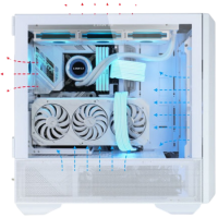 Компьютерный корпус Lian Li LANCOOL III TG RGB White (G99.LAN3RW.10R)