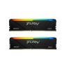 Оперативная память 64 Gb 3200 MHz Kingston FURY Beast RGB Black (KF432C16BB2AK2/64)