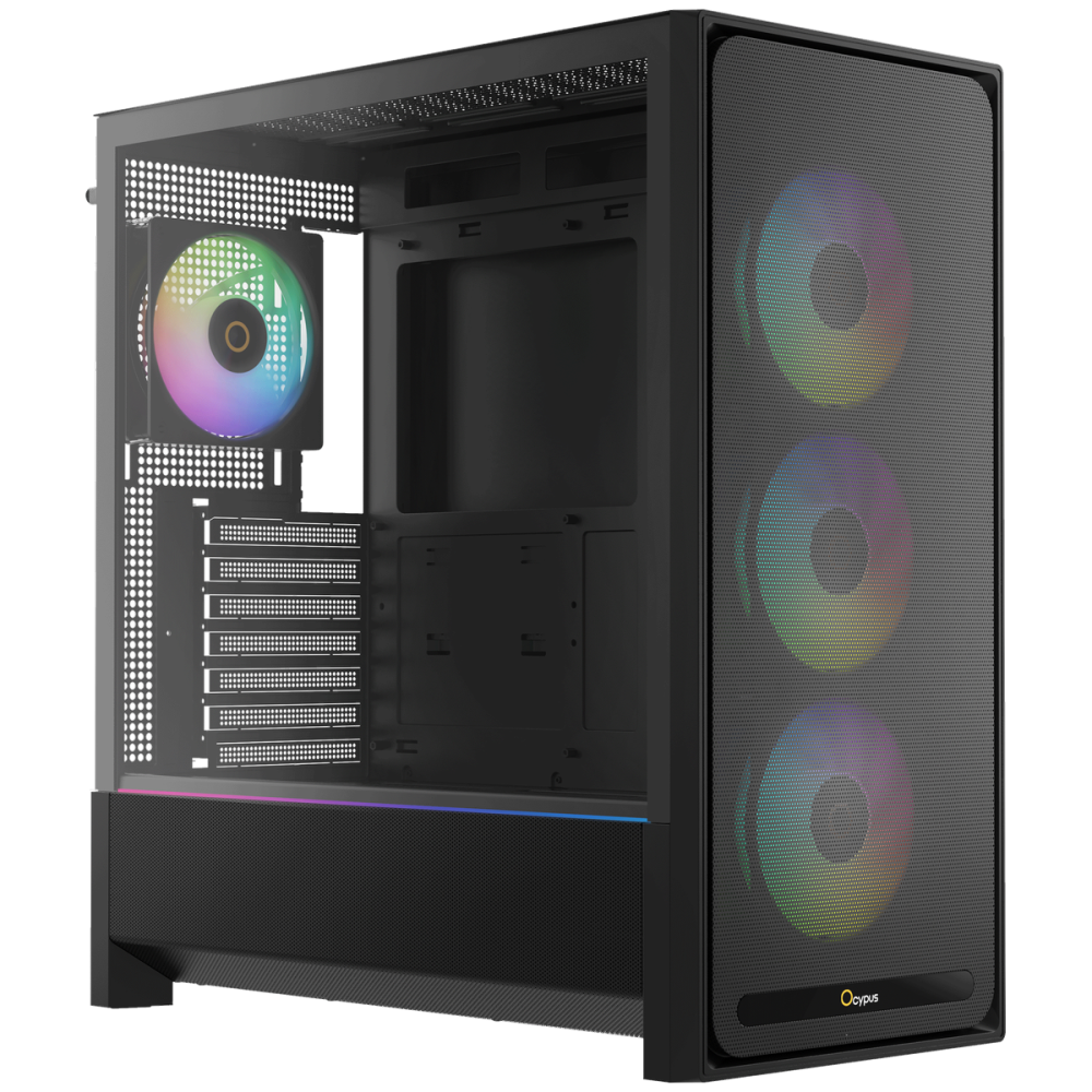 Компьютерный корпус Ocypus Delta C70 BK ARGB Black (Delta-C70-BKG400XX-GL)