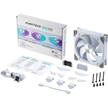 Вентилятор для корпуса PHANTEKS D30 DRGB White (PH-F140D30)
