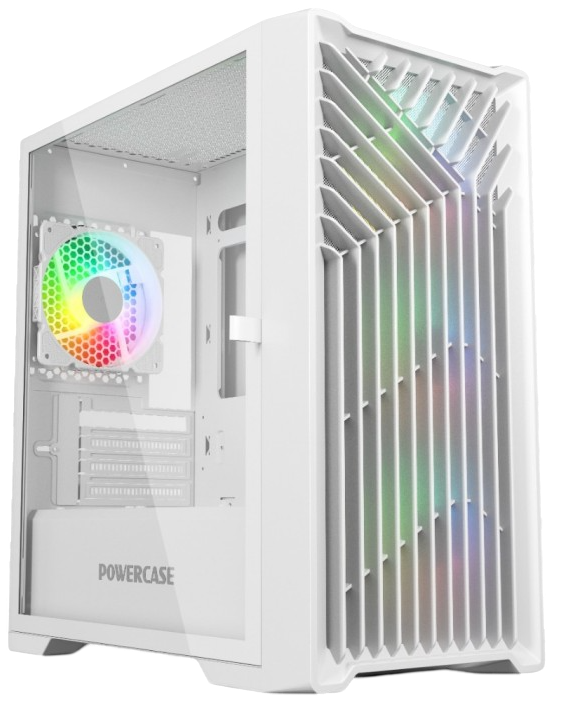 Компьютерный корпус Powercase MISTRAL Micro X4W TG White (CMMXW-L4)