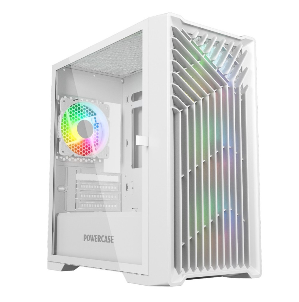 Компьютерный корпус Powercase MISTRAL Micro X4W TG White (CMMXW-L4)