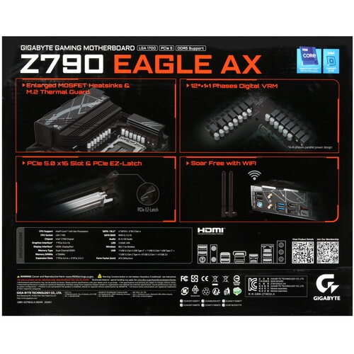 Материнская плата Gigabyte Z790 EAGLE AX