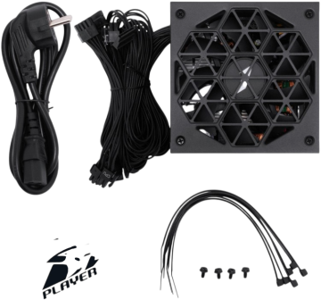 Блок питания 1STPLAYER 550W ACK Black (HA-550AC1)