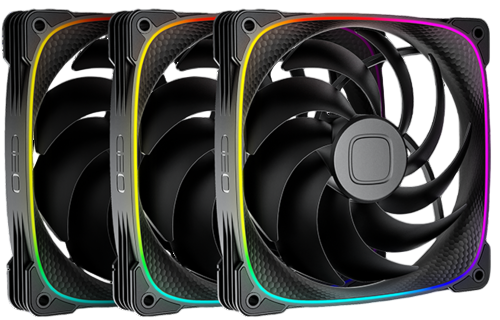 Комплект вентиляторов для корпуса Geometric Future Squama 2503B-14 Triple Pack ARGB (1F2503B314000)