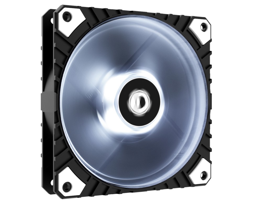 Вентилятор для корпуса ID-COOLING WF-12025-XT, черный/белая подсветка