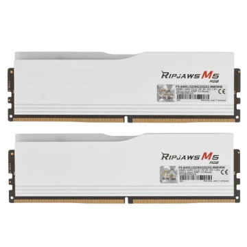 Оперативная память 64 Gb 6400 MHz G.Skill RIPJAWS M5 RGB White (F5-6400J3239G32GX2-RM5RW)