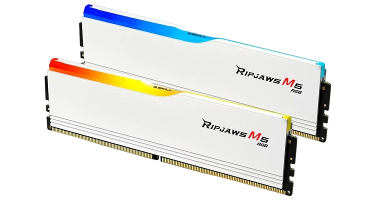 Оперативная память 64 Gb 6400 MHz G.Skill RIPJAWS M5 RGB White (F5-6400J3239G32GX2-RM5RW)