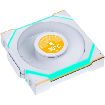 Вентилятор для корпуса Lian Li UNI FAN SL WIRELESS LCD 120 Reverse Blade ARGB White 12RSLLCD1W1W (G99.12RSLLCD1W1W.R0)