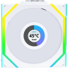 Вентилятор для корпуса Lian Li UNI FAN SL WIRELESS LCD 120 Reverse Blade ARGB White 12RSLLCD1W1W (G99.12RSLLCD1W1W.R0)