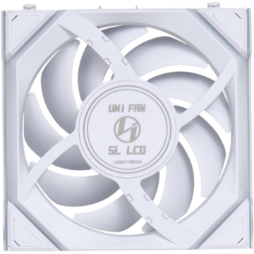 Вентилятор для корпуса Lian Li UNI FAN SL WIRELESS LCD 120 Reverse Blade ARGB White 12RSLLCD1W1W (G99.12RSLLCD1W1W.R0)