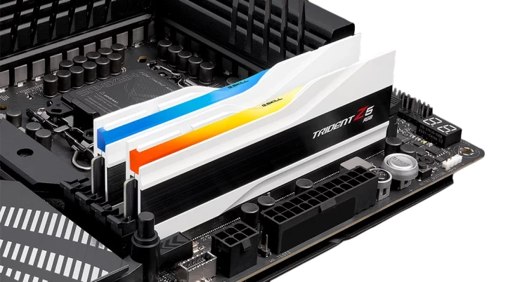 Оперативная память 32 Gb 7200 MHz G.Skill TRIDENT Z5 RGB White (F5-7200J3445G16GX2-TZ5RW)