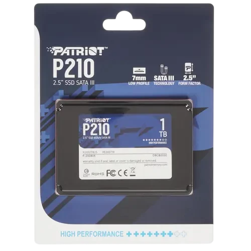 Твердотельный накопитель Patriot 1000 Gb P210 (P210S1TB25)