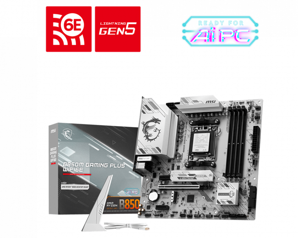 Материнская плата MSI B850M GAMING PLUS WIFI6E