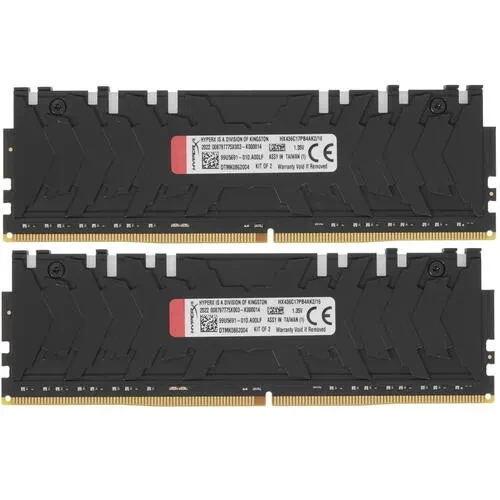 Оперативная память 16 Gb 3600 MHz Kingston HYPERX PREDATOR RGB (HX436C17PB4AK2/16)