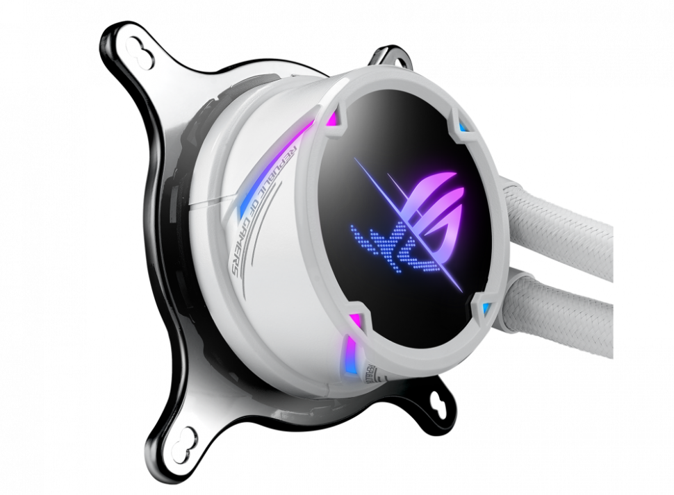 Система жидкостного охлаждения для процессора ASUS ROG STRIX LC II 360 ARGB White 90RC00F2-M0UAY2