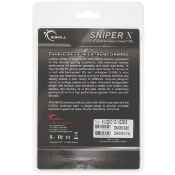 Оперативная память 16 Gb 3600 MHz G.Skill SNIPER X (F4-3600C19D-16GSXKB)