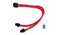 Кабель-удлинитель для питания процессора Deepcool EC300-CPU8P-RD (моддинг, 8pin (4+4), красный, 300мм)