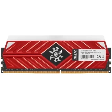 Оперативная память 8 Gb 3200 MHz ADATA XPG SPECTRIX D41 RGB Red (AX4U32008G16A-SR41)