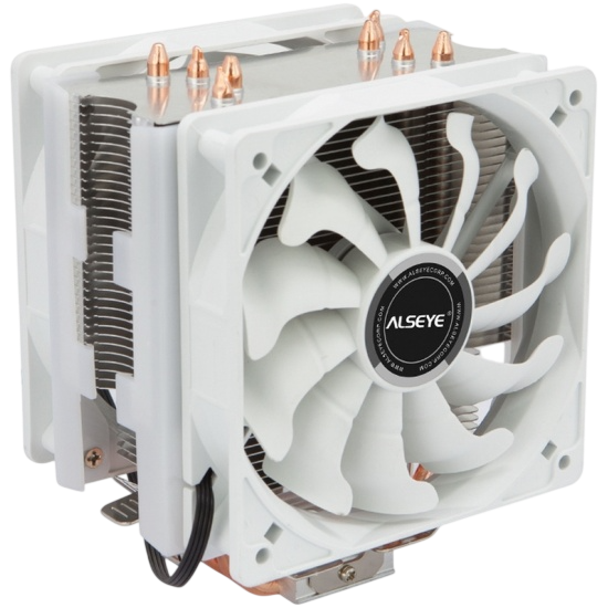 Кулер для процессора ALSEYE Universal White S120D-W PWM